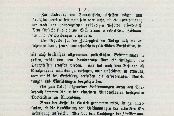 Trade regulations from 1900